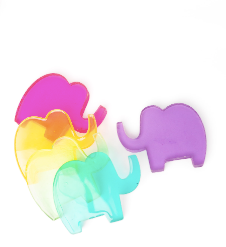 Elefantitos de colores